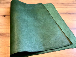 Geschenkpapier dunkelgrün Lokta Lamali