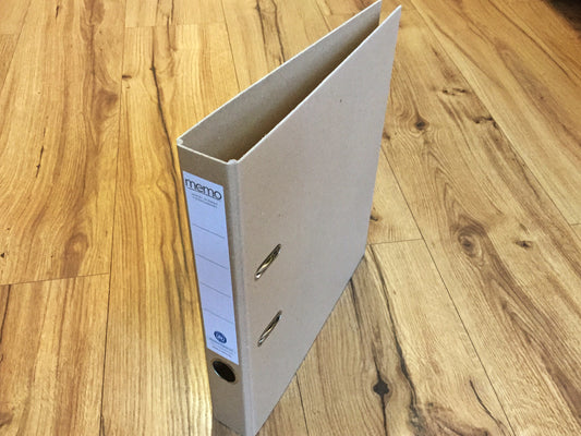 Ordner naturbraun 5cm memo