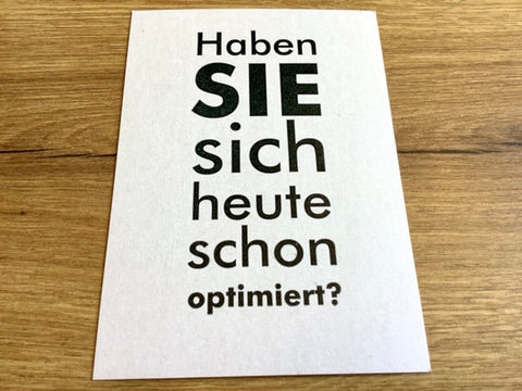 Postkarte "optimiert?" (gute&böse)