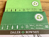 Zeichenblock A5 Fine Grain 30 Bl. Eco Daler Rowney°