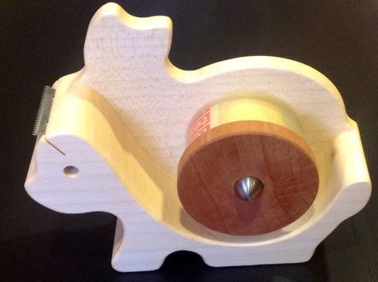 Klebefilmabroller Ahorn SW Hase - Polly Paper