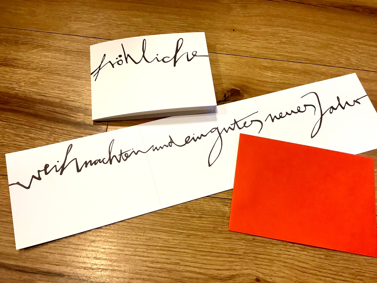 Briefkarte Fröhliche Weihnachten gutes neues Jahr (Jordan /Kettcards)