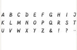 Stempelset Alphabet Holzstempel (Heyda)