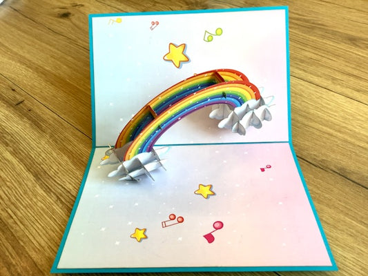 3D-Karte Regenbogen