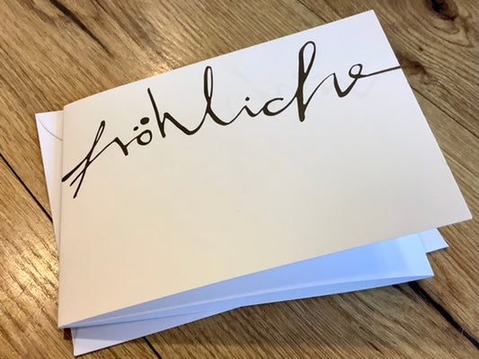 Briefkarte Fröhliche Weihnachten gutes neues Jahr (Jordan /Kettcards)