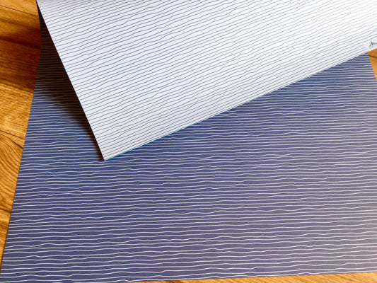 Geschenkpapier Wasser blau (My Pretty Circus)