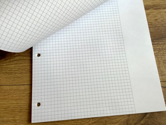 Arbeitsblock A4 kariert mit Rand 26 50Bl. gelocht