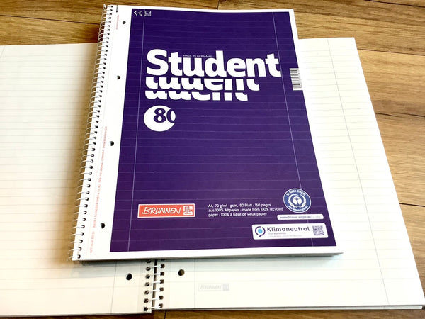 Collegeblock liniert Student Brunnen RC 80Bl.