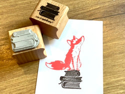 Stempel Bücherstapel (Cats on appletrees)