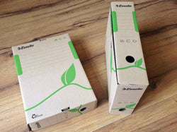 Archiv-Box Esselte Eco braun 8cm - Polly Paper