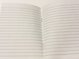 A6 Notizheft liniert Recyclingpapier