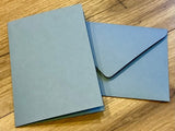 B6 50 Klappkarten Terra Denim Rössler