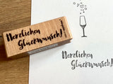 Stempel "Herzlichen Glückwunsch" Cats on appletrees