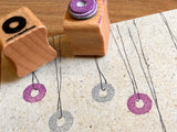 Mini-Stempel Meisenring (Bagel) Cats on appletrees)