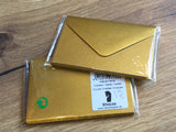 Mini-Briefset gold 5xKarte+Kuvert Rössler