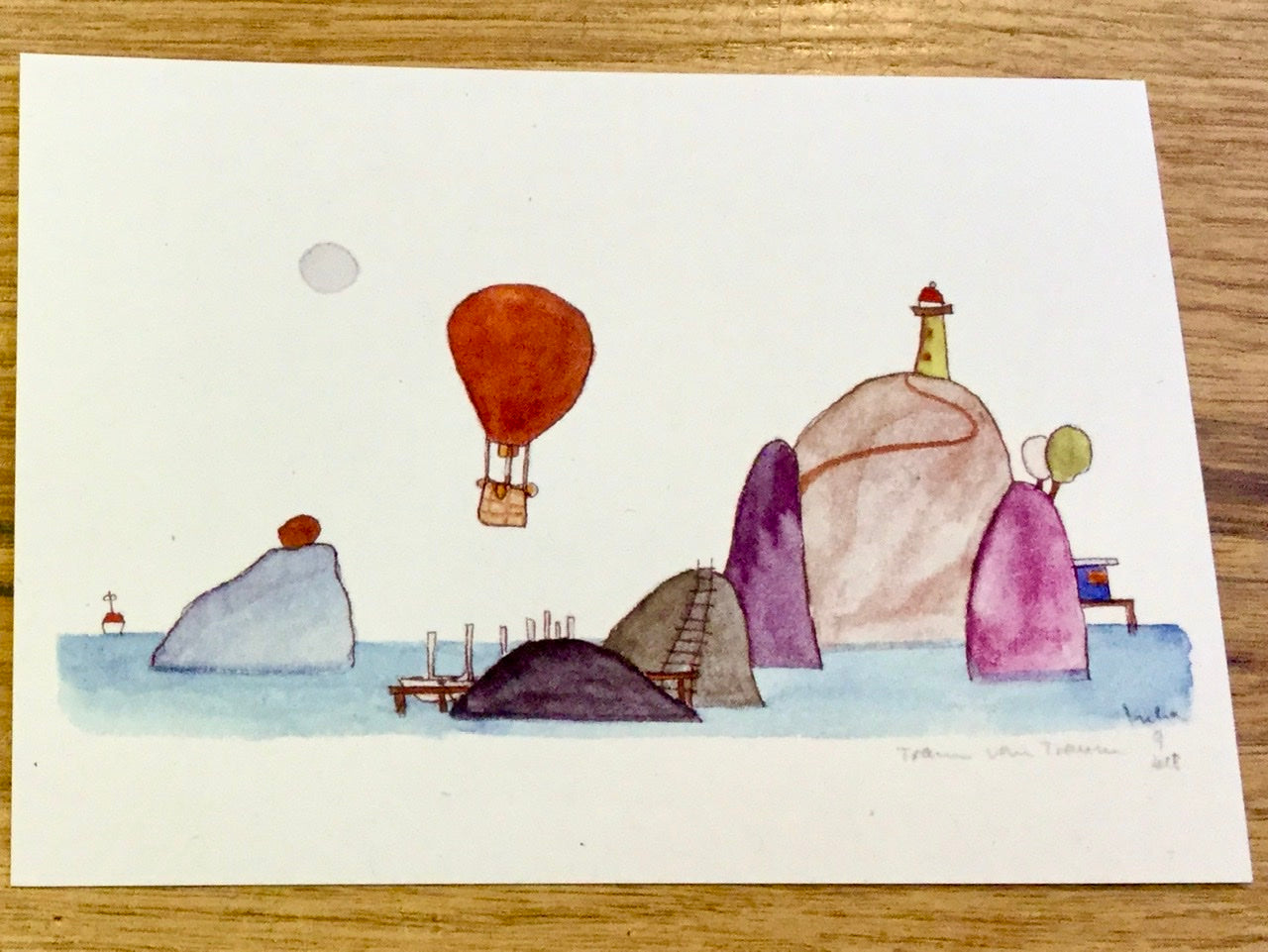 Postkarte Traum vom Traum (Inka Erichsen)