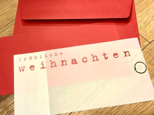 Weihnachtskarte Teelicht-Hülle (Marschall/Kettcards)