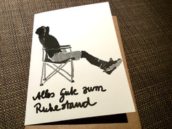 Briefkarte Alles Gute zum Ruhestand (Superjuju)