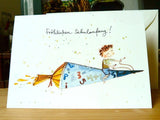Mini-Klappkarte Schulanfänger (Erichsen) - Polly Paper