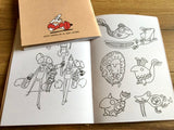 Ausmalheft A5 Doodlezine Matt Jones