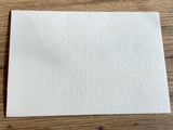 B6-Kuvert Bütten creme Rustic l'Oliver
