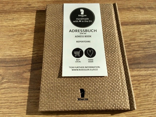 Adressbuch Sisal Rössler A6