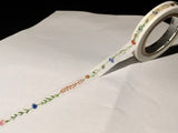 mt washi tape flower line (7mm x 7m)