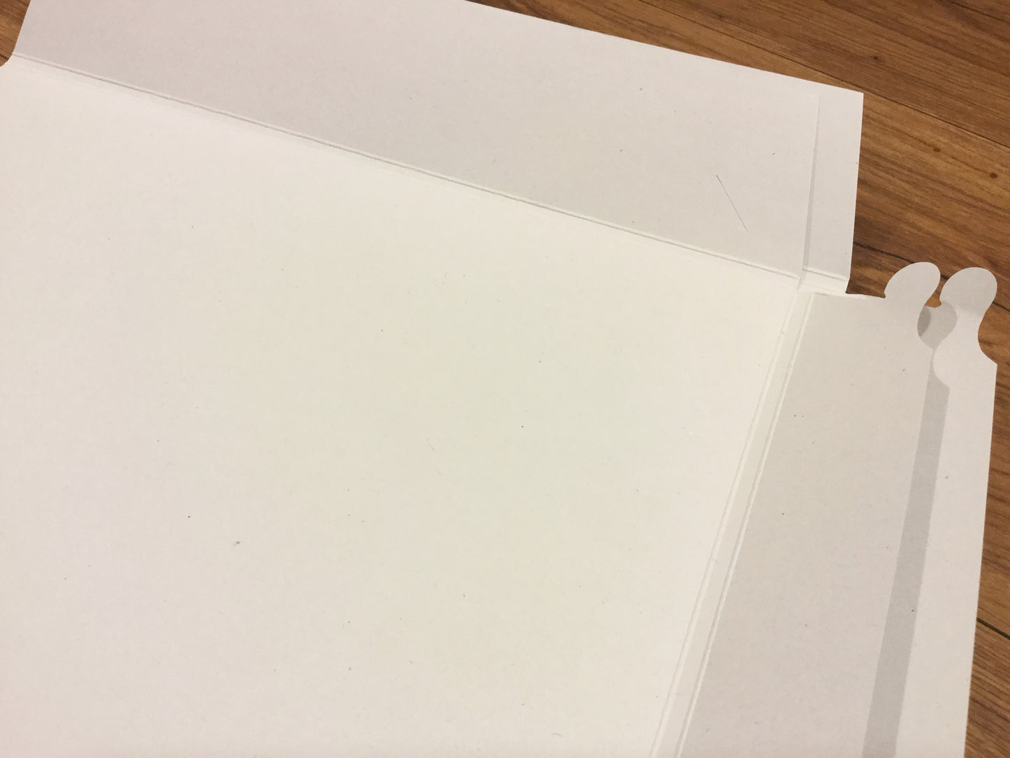 Pressemappen 10x Angebotsmappe weiß 2 Flügel