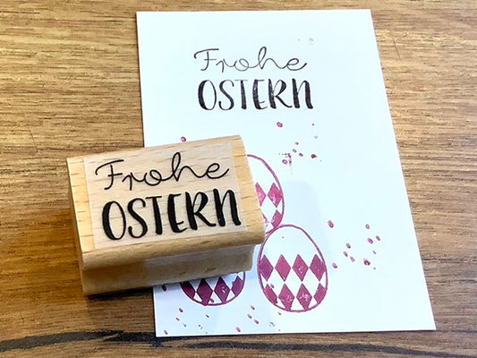 Stempel 3x23cm Frohe Ostern (Bordschätze)
