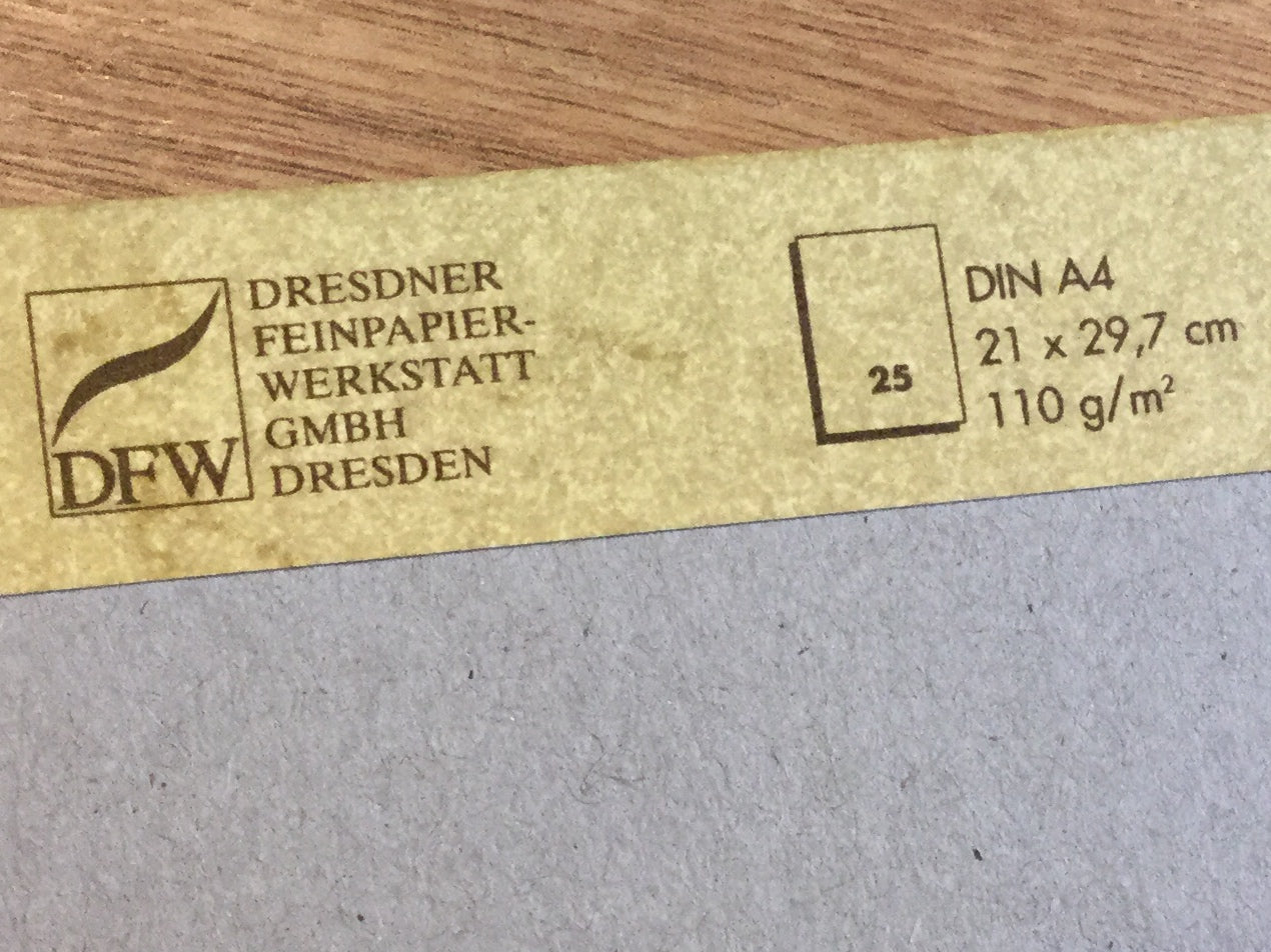 Elefantenhaut Briefpapier DFW A4-Blatt°