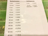 Buchschrauben für Schraubmappen (messingfarben)