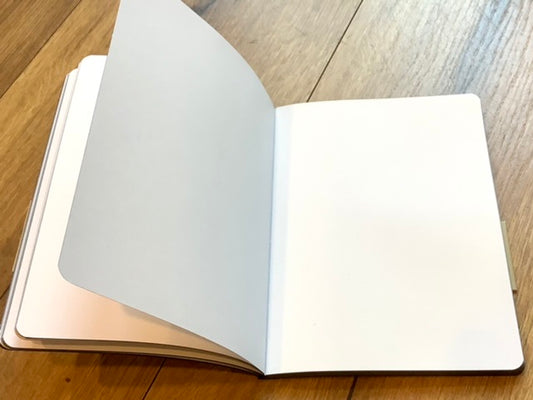 Notizbuch 12x17cm blau blanko (Miquelrius) RC