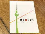 Postkarte Berlin Fernsehturm (mosaikoph.)°