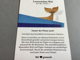 Lesezeichen Holz Wal Bow&Hummingbird