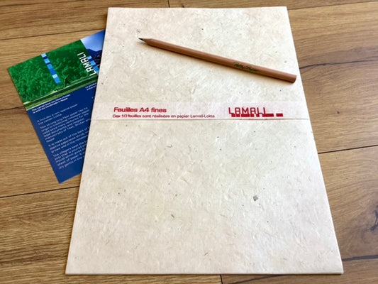 Papier 10 Blatt handgeschöpft A4 Lokta Lamali