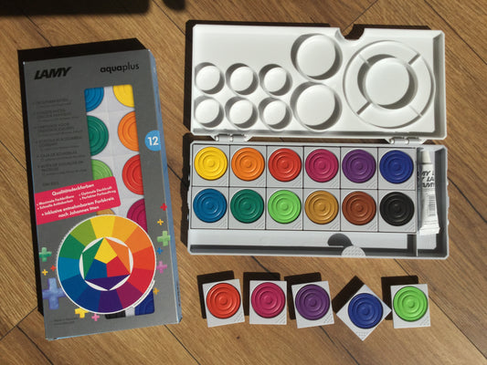 Deckfarbkasten Lamy 12 aquaplus Wasserfarbe