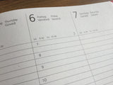 Tagebuch Notizbuch A5 1Wo/2S Zettler
