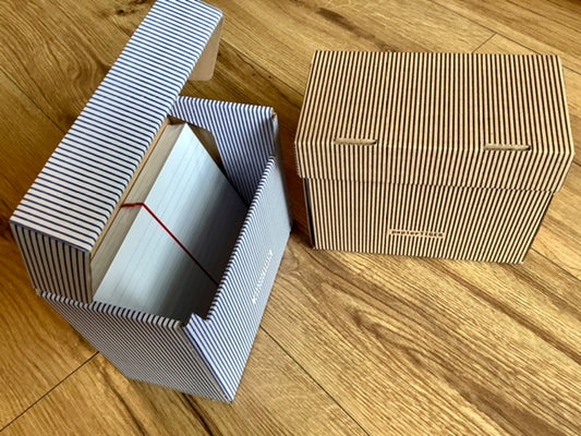 Karteikasten 100 x A6 Papiertiger Nadelstreifen