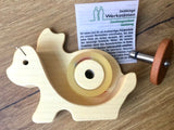 Klebefilmabroller Hase Ahorn- Birnenholz