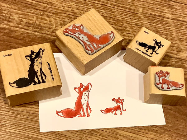Stempel Fuchs (Cats on appletrees)°