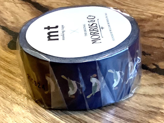 mt tape Morris Strawberry Thief Bird 2cm 7m