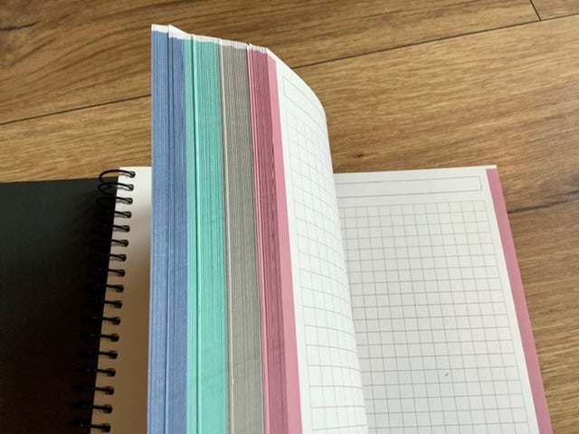 Spiralbuch A5 Recycling 120 Blatt „Notes“°