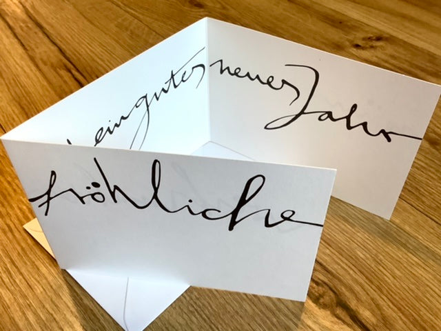 Briefkarte Fröhliche Weihnachten gutes neues Jahr (Jordan /Kettcards)