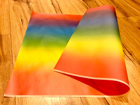Regenbogen Transparentpapier 100g