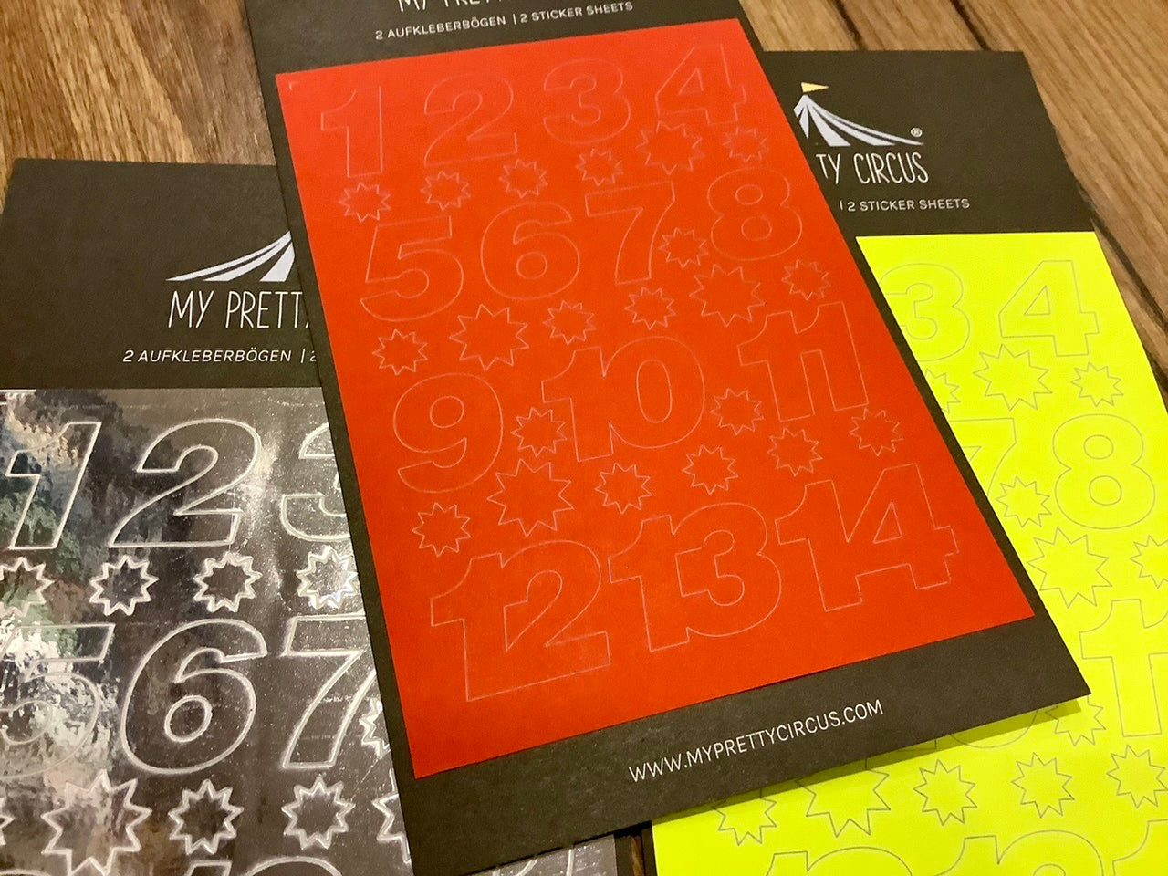 Zahlensticker Aufkleber 1-24 Advent (My Pretty Circus)