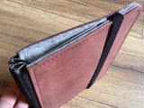Taschenbegleiter BS_20 Leder M Roterfaden +Gratiskalender 2025
