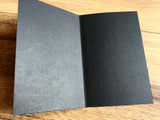 B6-Karte /Kuvert schwarz Rössler°