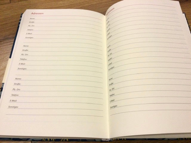 Wochenkalender B6 Stoff 1W/1S 12x16 2026 Kaspar Hauser