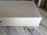 Archivbox für Bilder Poster Pläne 90x14x50cm Schwartz RC