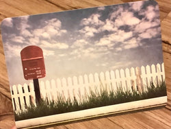 Postkarte Umzug Roter Briefkasten (Gutrath)